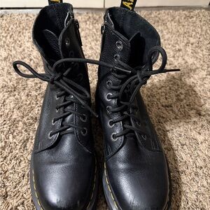 Dr. Martens Black Leather Boots